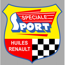 Huile Speciale Sport  laminated decal