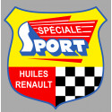 Huile Speciale Sport Sticker vinyle laminé