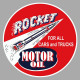 ROCKET MOTOR OIL  Sticker vinyle laminé