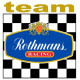 ROTHMANS TEAM Sticker vinyle laminé