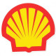 SHELL  Sticker vinyle laminé