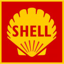 SHELL  Sticker vinyle laminé