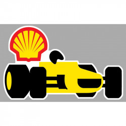 SHELL  Laminated decal