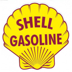 SHELL GASOLINE Laminated decal