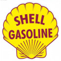 SHELL GASOLINE  Sticker vinyle laminé