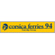 corsica ferries Millésime 1994  Sticker vinyle laminé