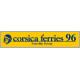 corsica ferries 1996 Laminated decal