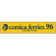 corsica ferries Millésime 1996  Sticker vinyle laminé