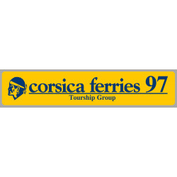 corsica ferries 1997 Laminated decal