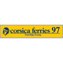 corsica ferries Millésime 1997  Sticker vinyle laminé