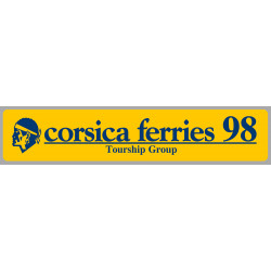 corsica ferries 1998 Laminated decal