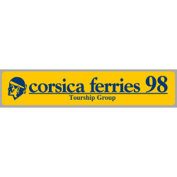 corsica ferries Millésime 1998  Sticker vinyle laminé