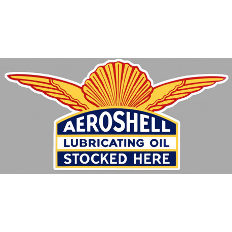 SHELL AEROSHELL Sticker vinyle laminé