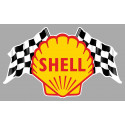 SHELL Flags Sticker vinyle laminé