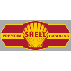 SHELL Premium  Premium Gasoline Sticker vinyle laminé