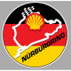 SHELL NÜRBURGRING Sticker vinyle laminé