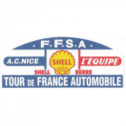 SHELL TOUR AUTO  Laminated decal