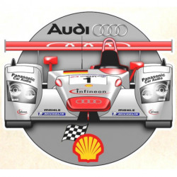 AUDI SHELL  Laminated decal