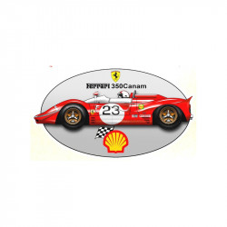 FERRARI shell 350 Canam    Sticker vinyle laminé