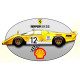 FERRARI SHELL 512S  Laminated decal