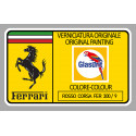 FERRARI Glasurit  Laminated decal
