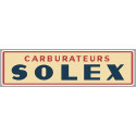 SOLEX Carburateur laminated vinyl decal