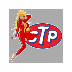 STP right Pin Up  Laminated decal