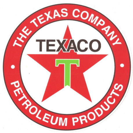 TEXACO  laminated decal