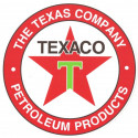 TEXACO  Sticker vinyle laminé