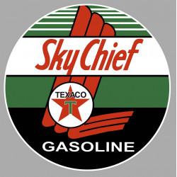 TEXACO " Sky Chief " Sticker vinyle laminé