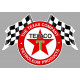 TEXACO Flags Sticker vinyle laminé