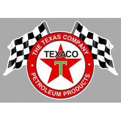 TEXACO Flags Sticker vinyle laminé