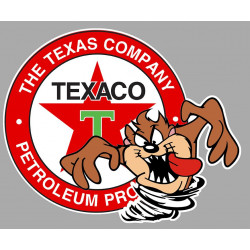 TEXACO  left TAZ laminated decal