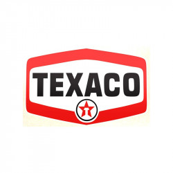 TEXACO  Sticker vinyle laminé