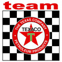 TEXACO TEAM  laminated decal