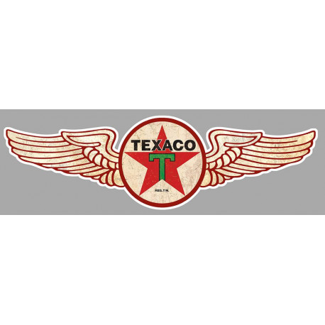 TEXACO Aviation  laminated decal