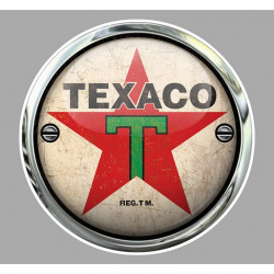 TEXACO  Sticker vinyle laminé