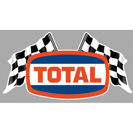 TOTAL Flags  laminated decal