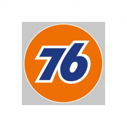 " 76 " UNION   laminated decal