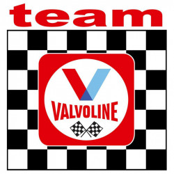 VALVOLINE  TEAM  Sticker vinyle laminé