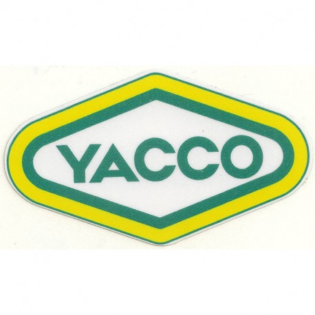 YACCO  laminated decal