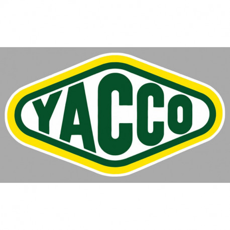 YACCO  laminated decal