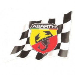ABARTH Flag Sticker droit vinyle laminé