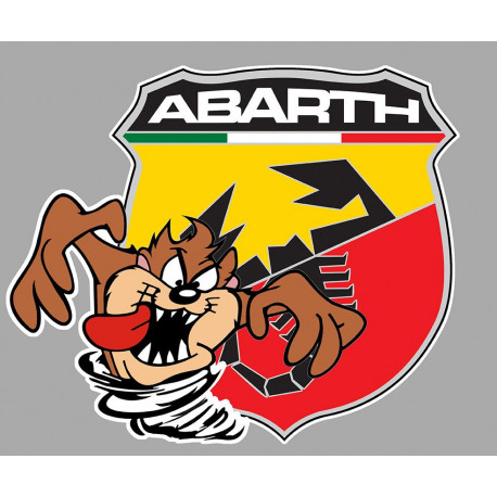ABARTH right  TAZ laminated decal