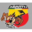 ABARTH right  TAZ laminated decal
