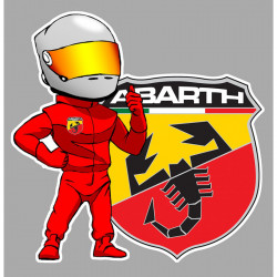 ABARTH PILOTE Sticker droit vinyle laminé