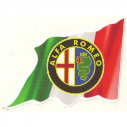 ALFA ROMEO Flag droit Sticker vinyle laminé