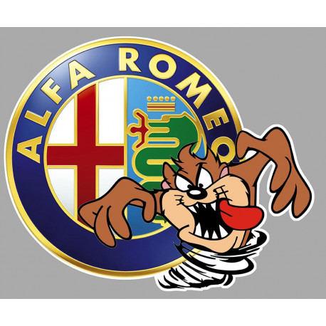 ALFA ROMEO Taz gauche Sticker vinyle laminé