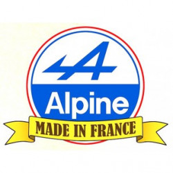 ALPINE " Made in France " Sticker vinyle laminé