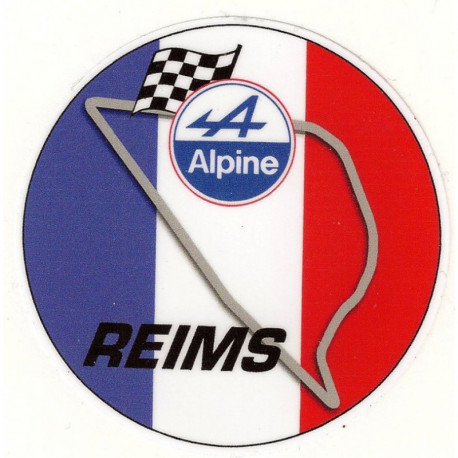 ALPINE REIMS  laminated decal